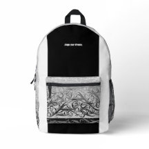 Chicano-Muster auf dem Rucksack