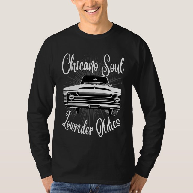 Chicano Soul Lowrider Oldies Car Clothing Low Slow T-Shirt (Vorderseite)