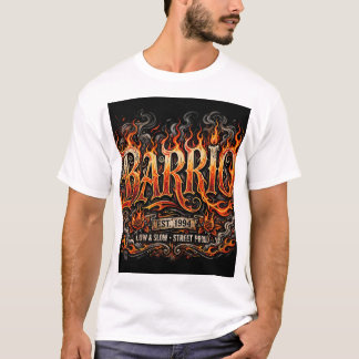 Chicano-Straßenkunst-T-Shirt - Barrio Fuego Urban T-Shirt