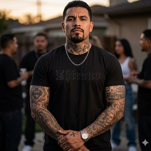 Chicano Text Shirt Tshirt (Chicano Text Tshirt)