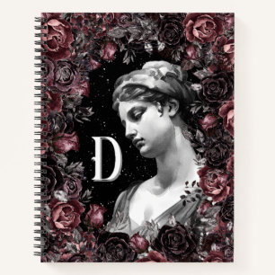 CHICCE FLORALE VINTAGE BAROCCO MONOGRAMMA PERSONAL NOTIZBUCH