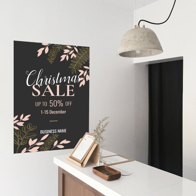 ChicChristmas Business Sale Business Werbeaktion A Poster (ChicChristmas Business Sale Business Promotion Ads Poster)