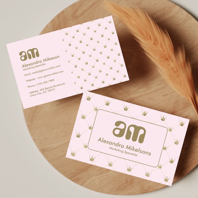 Chice Kronen Luxus Visitenkarte (Von Creator hochgeladen)