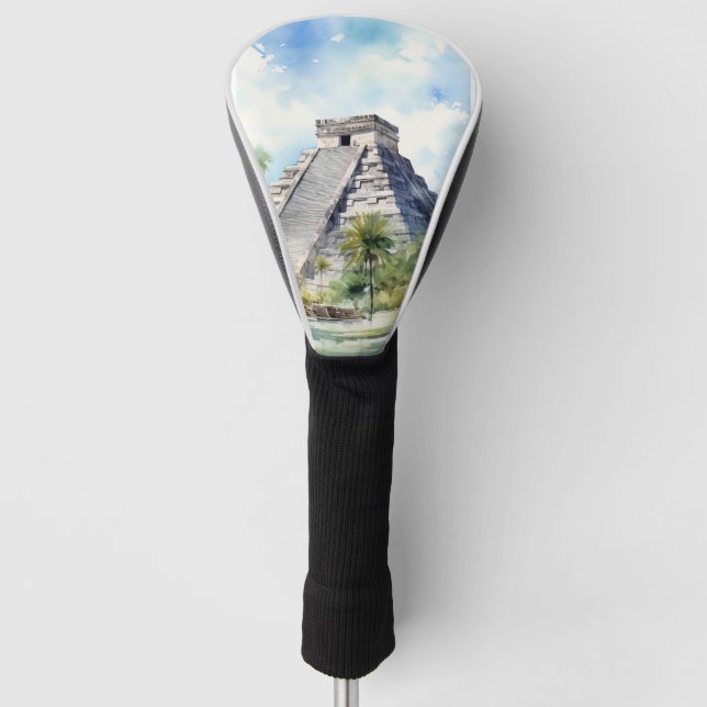 Chichen Itza Golf Headcover (Vorderseite)