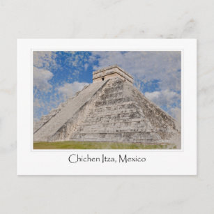Chichen Itza Mayan Tempel in Mexiko Postkarte