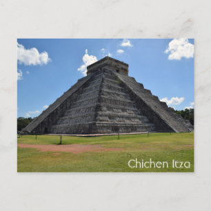 Chichen Itza Mexico Kukulkan Pyramide 7 Wonders Postkarte