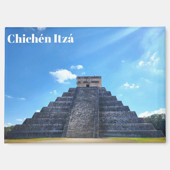 Chichén Itzá Mexico Souvenir Magnet (Vorderseite)