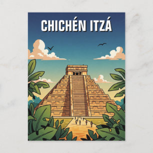 Chichen Itza Mexico Travel Postkarte