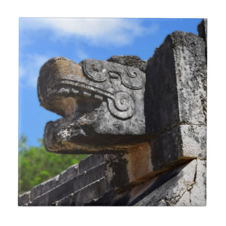 Chichen Itza Mexiko Kukulkan Waxaklahun Ubah Kan Fliese