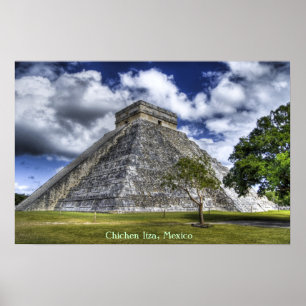Chichen Itza, Mexiko Poster