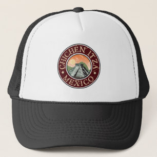 Chichen Itza Mexiko Shirts Truckerkappe