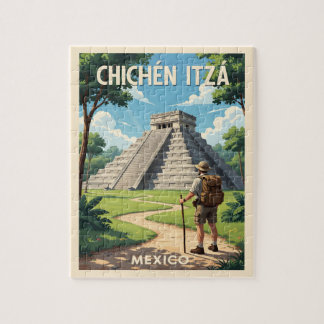 Chichén Itzá Mexiko – Tempel von Kukulcán Puzzle
