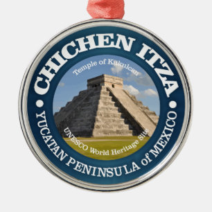 Chichen Itza Ornament Aus Metall