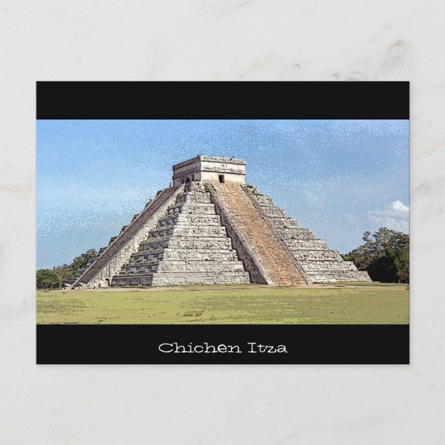 Chichen Itza Postkarte (Vorderseite)
