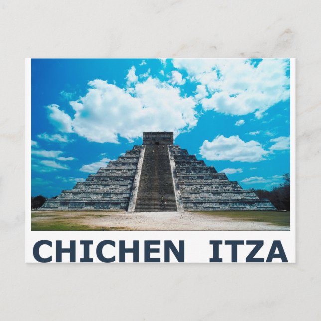 Chichen Itza Postkarte (Vorderseite)
