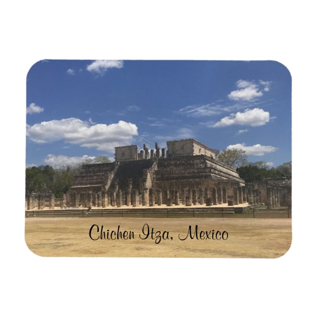 Chichen Itza Tempel der Krieger #3 Magnet (Horizontal)