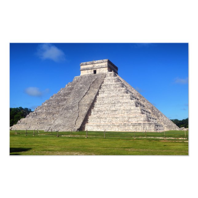 Chichen Itza, Tempelkrieger Fotodruck (Vorne)