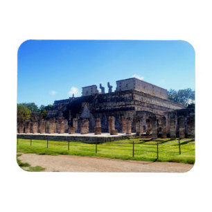 Chichen Itza. Tempelkrieger Magnet