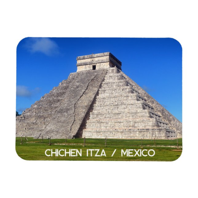 Chichen Itza, Tempelkrieger Magnet (Horizontal)