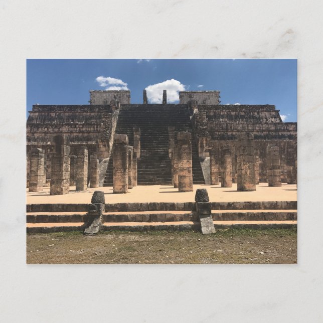 Chichen Itza Temple of the Warriors #2 Postcard Postkarte (Vorderseite)