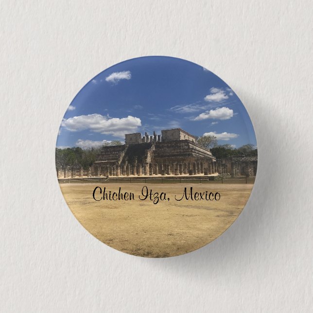 Chichen Itza Temple of the Warriors #3 Button (Vorderseite)