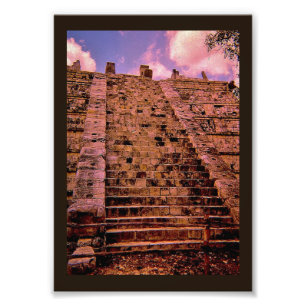 Chichen Itza Treppe Fotodruck