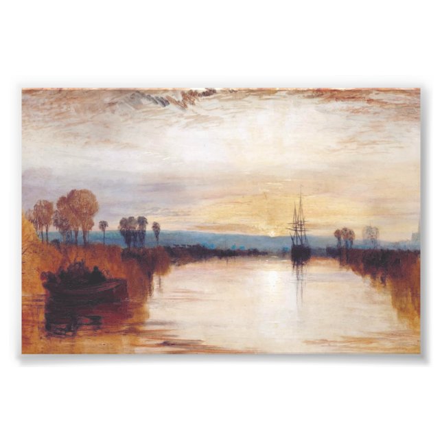 Chichester Canal by Joseph William Turner Fotodruck (Vorne)
