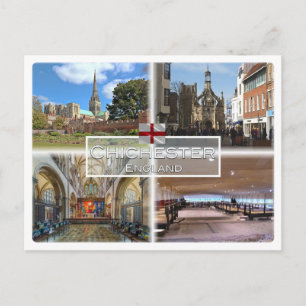Chichester Cathedral - Altar - Fishbourne - Markt Postkarte