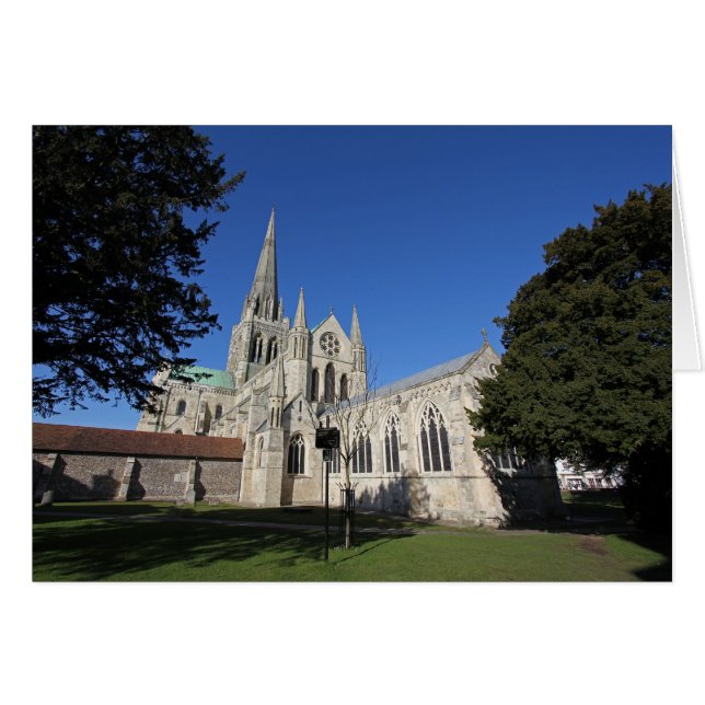 Chichester Cathedral Karte (Vorderseite (Horizontal))