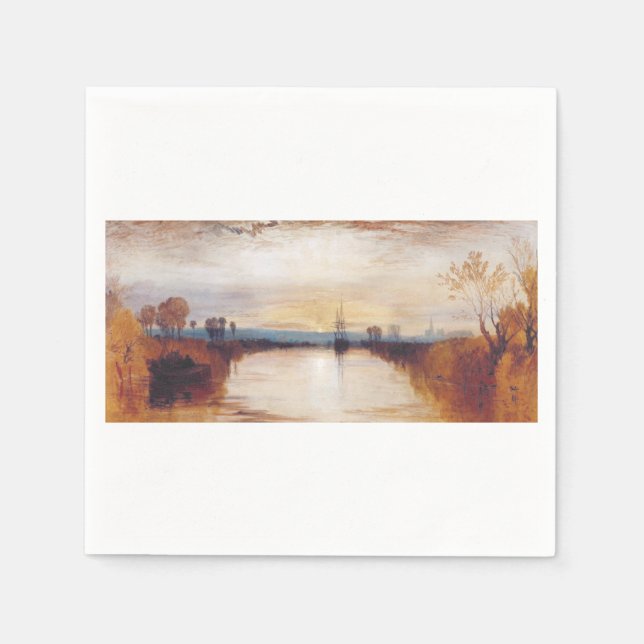 Chichester-Kanal von Joseph William Turner Serviette (Vorderseite)