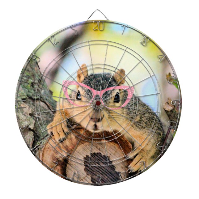 Chichhörnchen Dartscheibe (vorne)