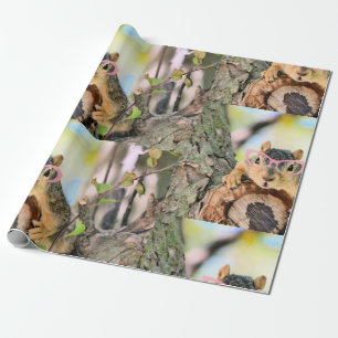 Chichhörnchen Geschenkpapier