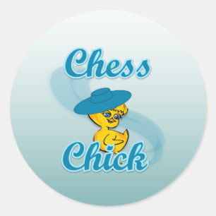 Chick #3 runder aufkleber