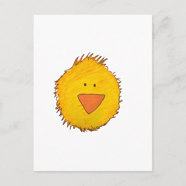 Chick Alone Postkarte (Vorderseite)