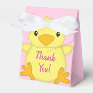 Chick Baby Dusche Pink Geschenkschachtel