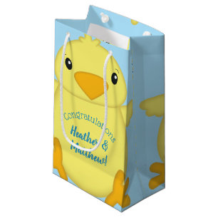 Chick Baby Shower Blue Kleine Geschenktüte