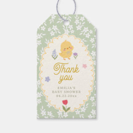 Chick Baby Shower Thank You Favor Tag Geschenkanhänger
