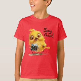 Chick Camera "Say Cheese" T-Shirt