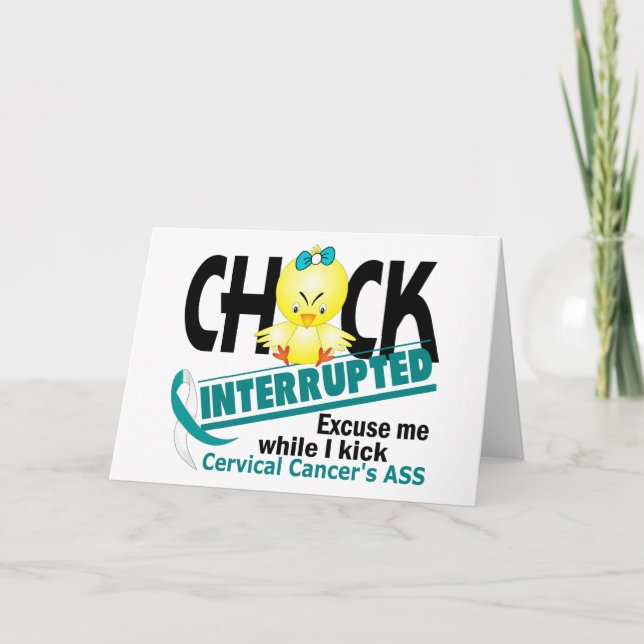 Chick Interrupted 2 Zervical Cancer Karte (Vorderseite)