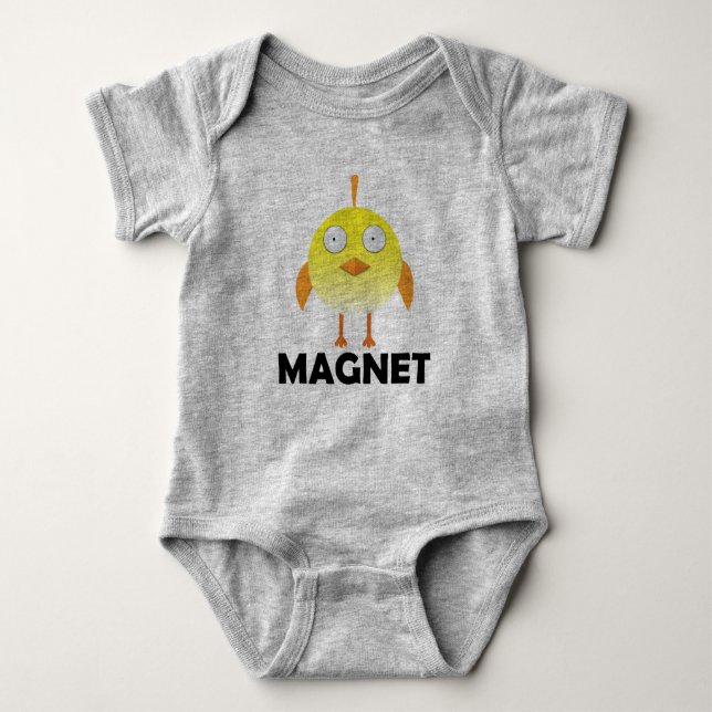 Chick Magnet - Baby Jersey Bodysuit Baby Strampler (Vorderseite)