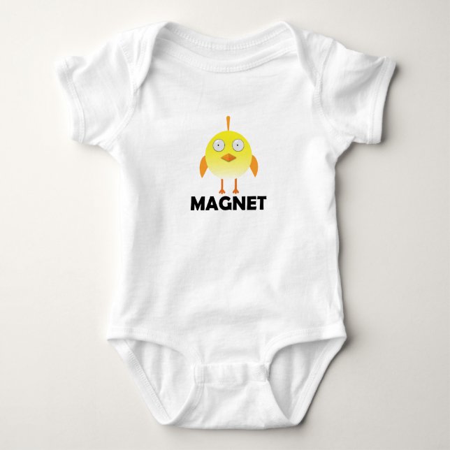 Chick Magnet - Baby Jersey Bodysuit Strampler (Vorderseite)