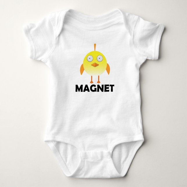 Chick Magnet - Baby Jersey Bodysuit Strampler (Vorderseite)
