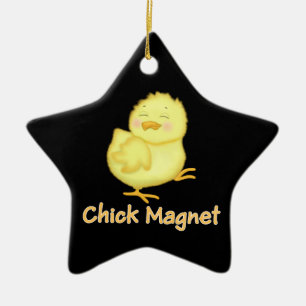 Chick Magnet Keramikornament