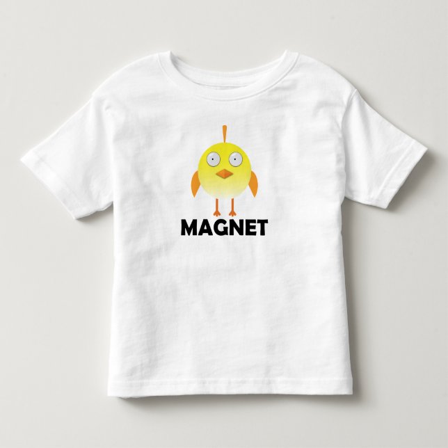 Chick Magnet - Kleinkind Fine Jersey T - Shirt (Vorderseite)