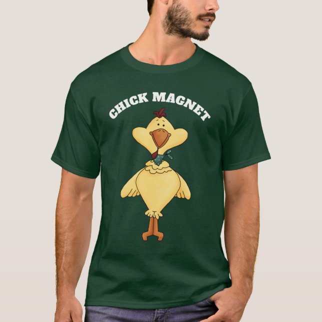 Chick Magnet Men's Basic Dark T - Shirt (Vorderseite)