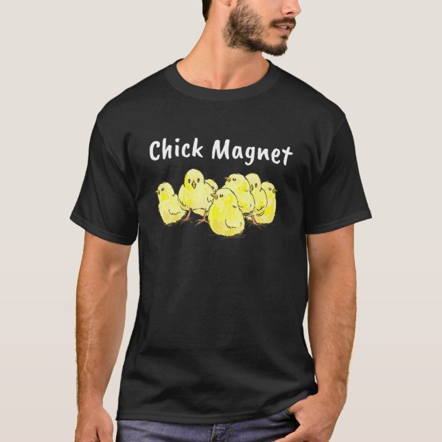 Chick Magnet Niedlicher kleiner Kick Osteroutfit f T-Shirt (Vorderseite)