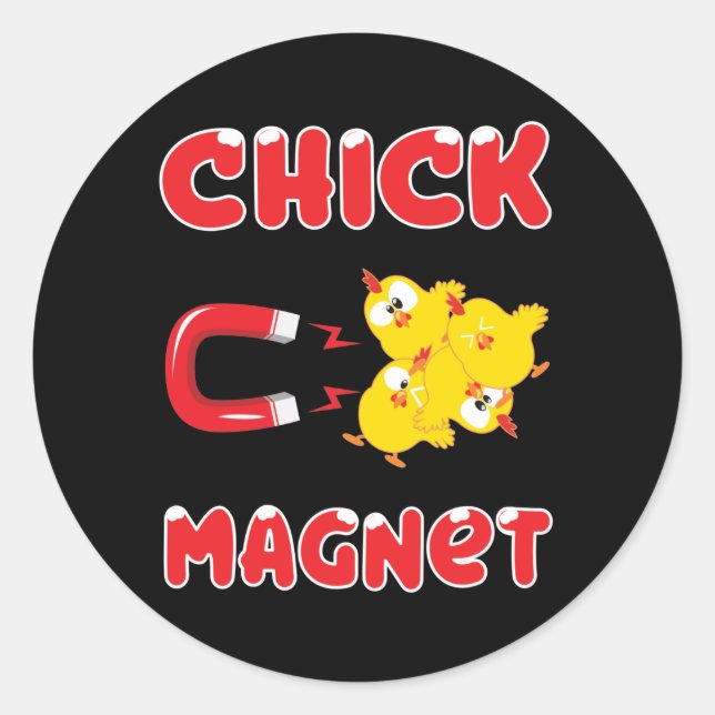 Chick Magnet Sticker (Vorderseite)
