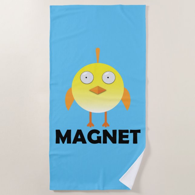 Chick Magnet - Strandtuch (Vorderseite)