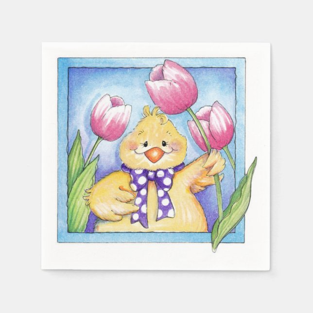 Chick - Paper Napkins Serviette (Vorderseite)