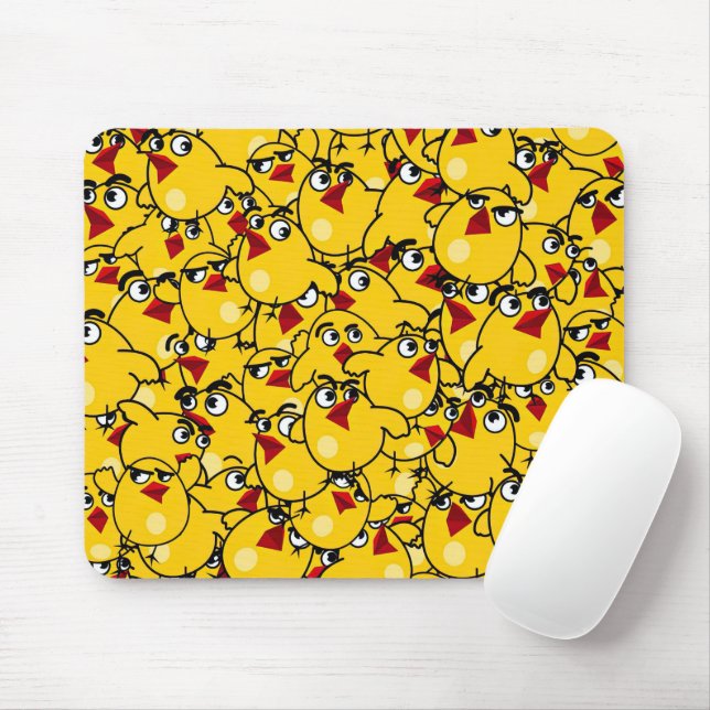 Chick Pattern Mousepad (Mit Mouse)
